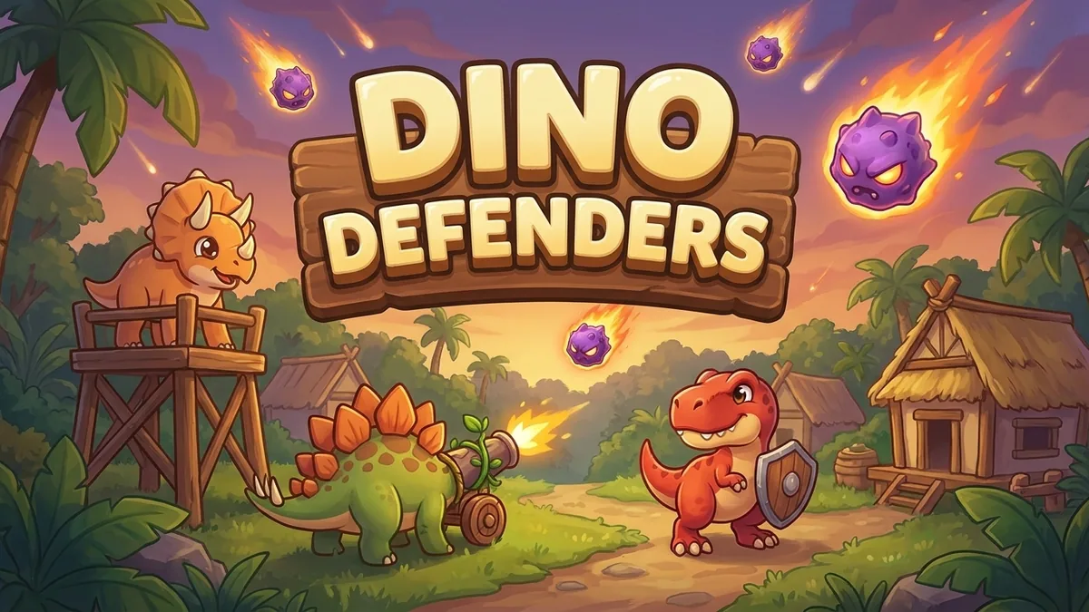 Dino Defenders key art